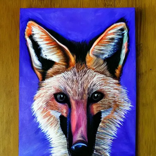 Image similar to Maned Wolf 🎨 🖌️