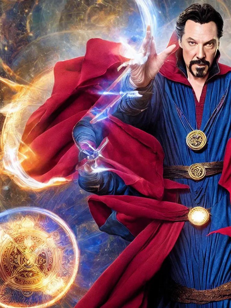 Image similar to Steven Segal as Doctor Strange