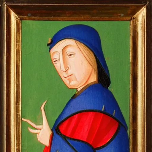 Prompt: kris statlander, medieval painting oil painting