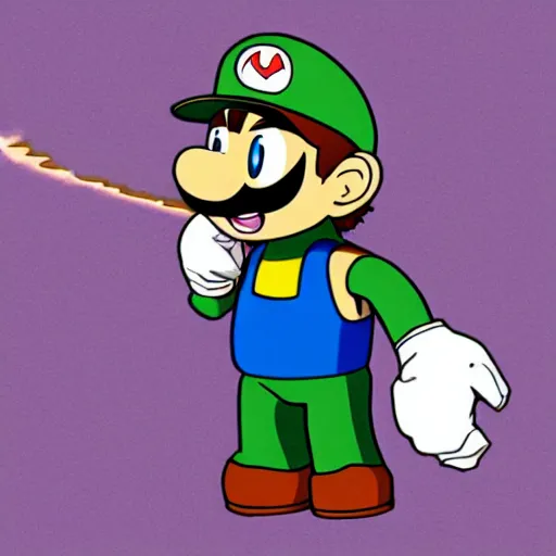 Image similar to jeffy from supermariologan in anime style