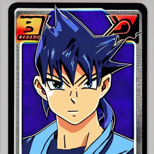 Image similar to Yu-Gi-Oh card of MrBeast