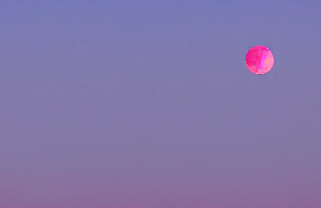 Image similar to a pink moon