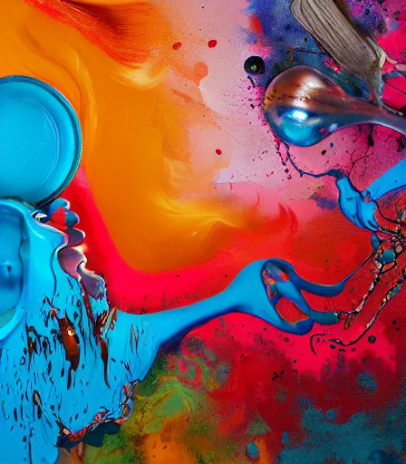 Image similar to Tim Burtons style Schitts Creek by Alex Pardee and Nekro and Petros Afshar, and James McDermott,unstirred paint, vivid color, cgsociety 4K