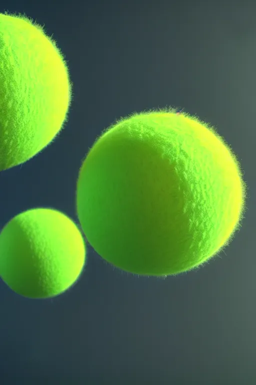 Image similar to tennis ball monsters, studio ghibli, octane render, 4 k