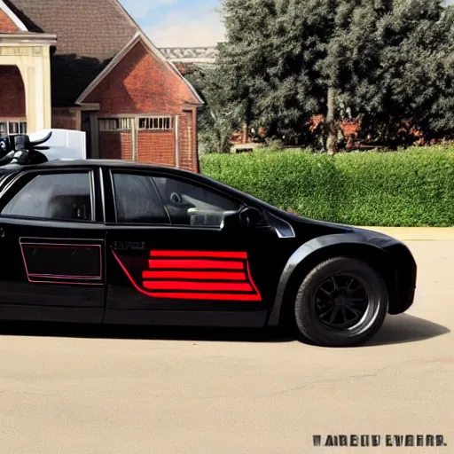 Image similar to a darth vader car