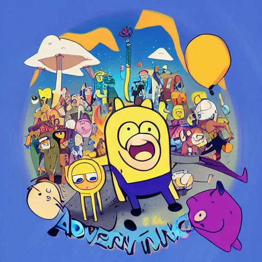 Image similar to adventure time