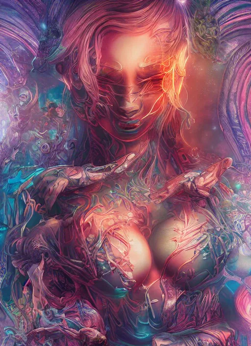 Image similar to dreamscape, ross tran, vivid colors, anatomical, highly detailed sculpture, intricate detailed, ommatidia, 8 k, cinematic atmosphere, post - processing