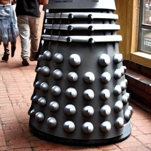 Prompt: Hipster Dalek