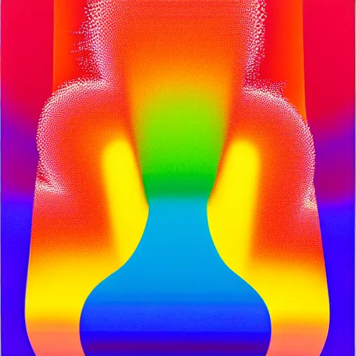Prompt: explosion gradient by shusei nagaoka, kaws, david rudnick, airbrush on canvas, pastell colours, cell shaded, 8 k