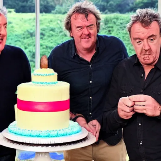 Image similar to Jeremy Clarkson, James May and Richard Hammond Bake a Cake