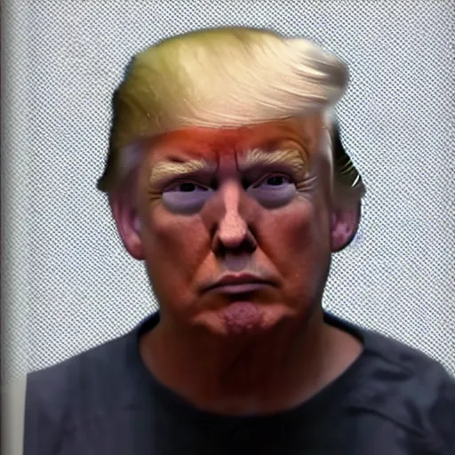 Prompt: Donald Trump mugshot