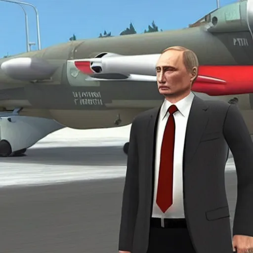 Image similar to Putin in GTA style