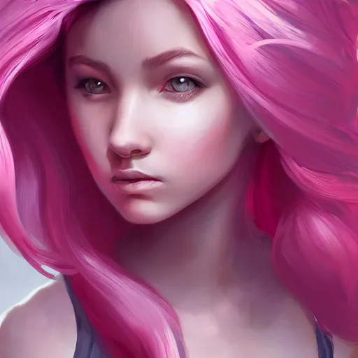 Prompt: teen girl, full body, pink hair, gorgeous, amazing, elegant, intricate, highly detailed, digital painting, artstation, concept art, sharp focus, illustration, art by Ross tran