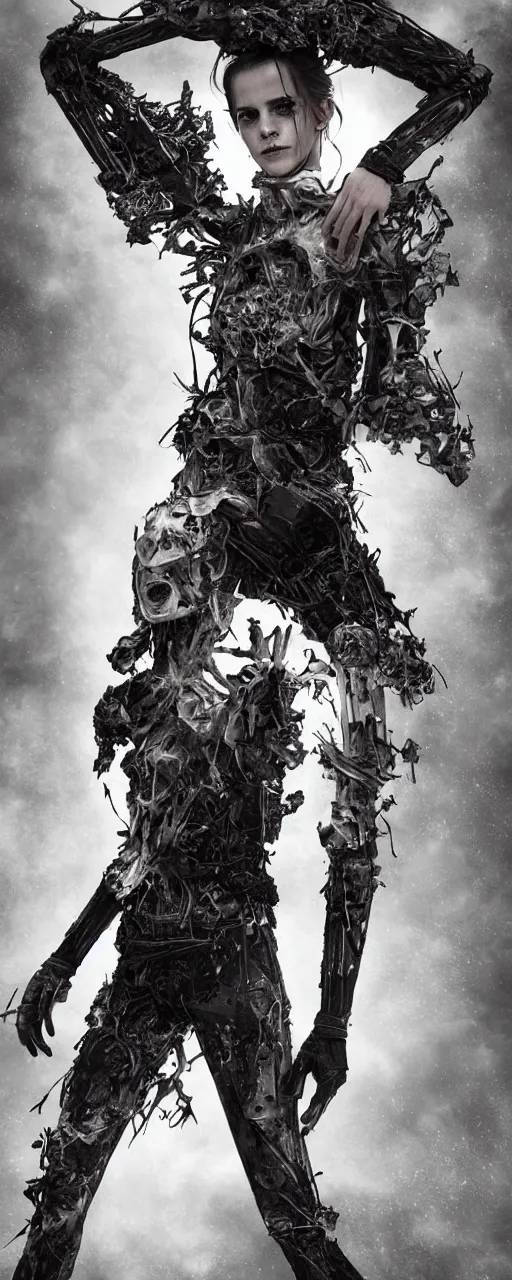 Image similar to Emma Watson fractal armour twinned conjoined sisters action poses dishevelled photorealistic portrait grimy sweating wet face dirty t-shirt and torn jeans in broken biomechanical fractal armour abandoned exploding sci-fi gas station, dark and dim atmospheric smog trending on artstation 8k matte painting, dramatic lighting, dramatic shadows professional photograph by Irving Penn Abumi zuri no kawa Agemaki Agemaki no kan Ago no o benri Aibiki Aida kanamono Aka Akoda nari bachi Art ASA Asa no ha gusari Ase nagashi no ana B Bachi Bishamon gote Boko no ita Bitsu Bugyo Byo Byo gashira Byo toji yokohagi okegawa dō C Choban Chochin kabuto Chokin Chotsugai Chotsugai Kugi D Daku Akuma Daisha Guchi Daimyō Dangaye Dō Dō Dō Maru E Eboshi Eboshi Nari Bachi Edo Egawa Emi men Etchu bo Etchu haidate Etchu jikoro Etchu suneate Etchu zunari bachi F Fukigaeshi Fukube Fukurin Fuse Gumi Fusube Gawa G Gashira Gattari Gendai Gessan Gessan Jikoro Go-Mai Dō Goshozan Gumbai Gunsen Guru-wa Gusoku Gusoku bitsu Gyoyo H Hachi Hachigane Hachiman za Himo Hachi tsuke no ita Haidate Haku hatsu men Hana Hanagami bukuro Hanbo Happuri Haraidate dai Haramaki Harikake Harikake bachi Hatomune dō Heichozan Hige Hiji gane Hineno jikoro Hineno zunari bachi Hiro sode Hishi nui Hishi nui no ita Hishi nui dō Hishi toji Hishi toji dō Hishi toji hotoke dō Hitai ate Hitsu Hoate Hodo haidate Hon iyo zane Hon kozane Hoshi Hoshi bachi Hotoke dō I Ichi no tare Igaki