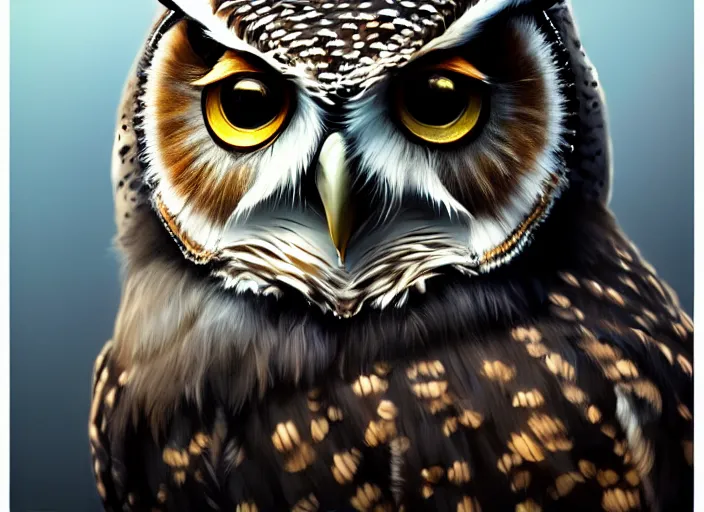 Prompt: portrait of an owl, highly detailed, d & d, fantasy, highly detailed, digital painting, trending on artstation, concept art, sharp focus, illustration, global illumination, ray tracing, realistic shaded, art by artgerm and greg rutkowski and fuji choko and viktoria gavrilenko and hoang lap