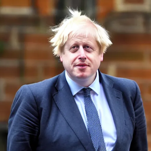 Image similar to Boris Johnson with dark brown hair