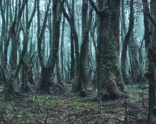 Image similar to alien forest