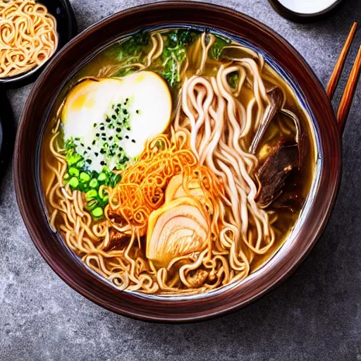 Prompt: A delicious ramen made of The Universe, a bowl that contains the universe, the only lighting is from the sunlight, photorealistic imagery, 35mm photography, professional photography, 4k, 8k