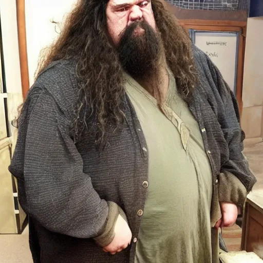 Prompt: psx hagrid in real life