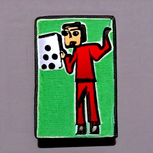 Image similar to the dice man giving you the finger