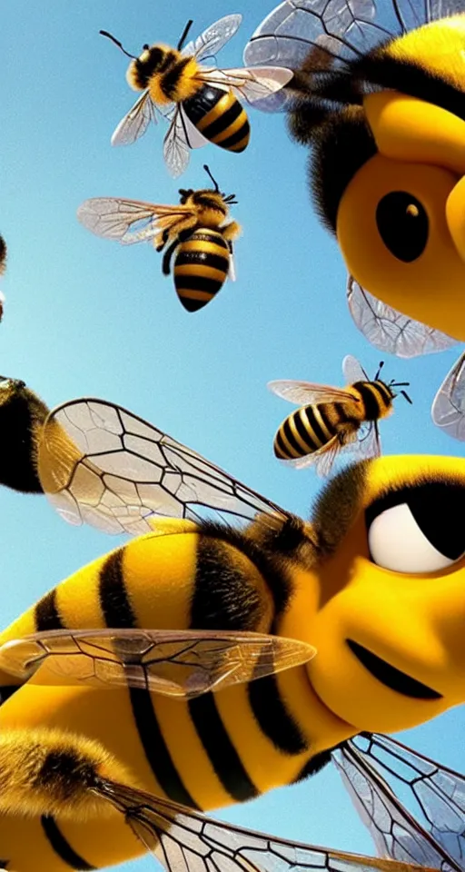 Image similar to the bee movie is being used as russian propaganda