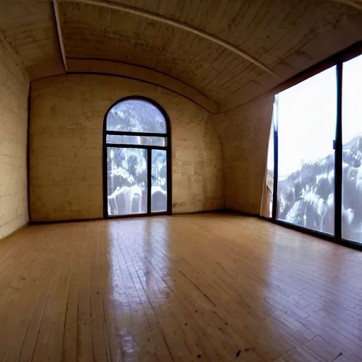 Image similar to equirectangular room