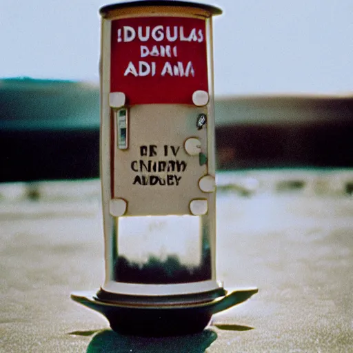 Prompt: Douglas Adams. CineStill