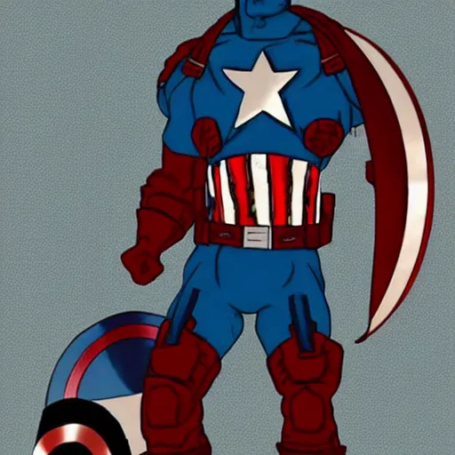 Image similar to captain america obama