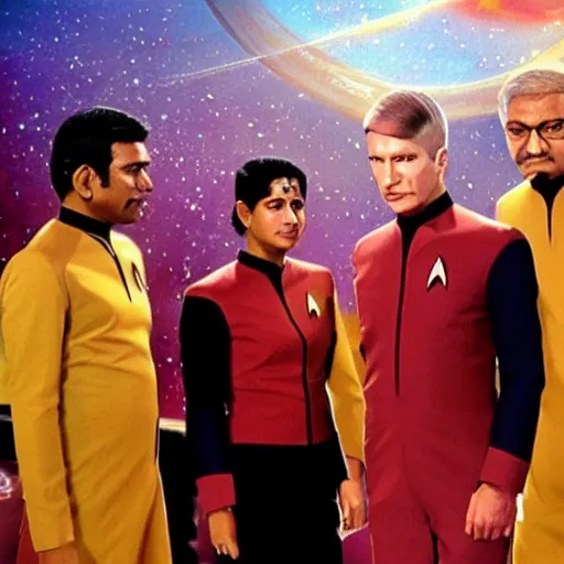 Prompt: star trek india