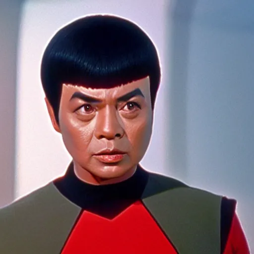 Image similar to chtullu as a character on star trek, tv still, 4k,