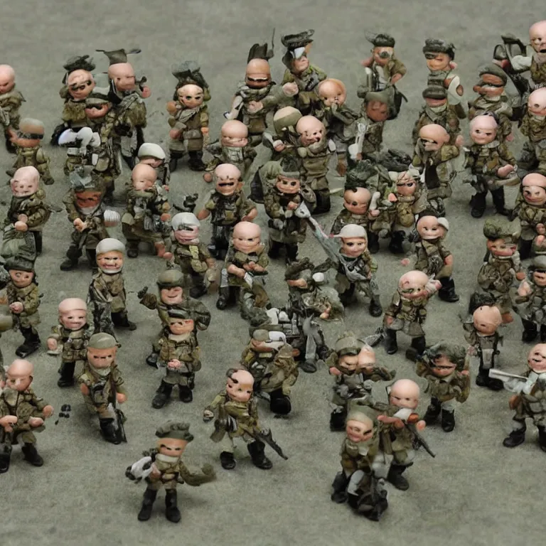 Image similar to chibi soldiers