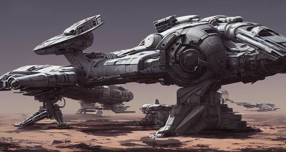 Image similar to highly detailed cinematic syd mead scifi render of 3 d sculpt of post apocalyptic spaceship, sparth, scott robertson, guardians of the galaxy, star wars, maschinen krieger, raphael lecoste