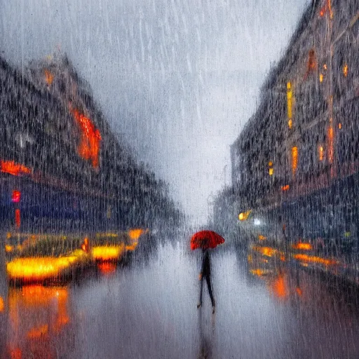 Prompt: rainscape