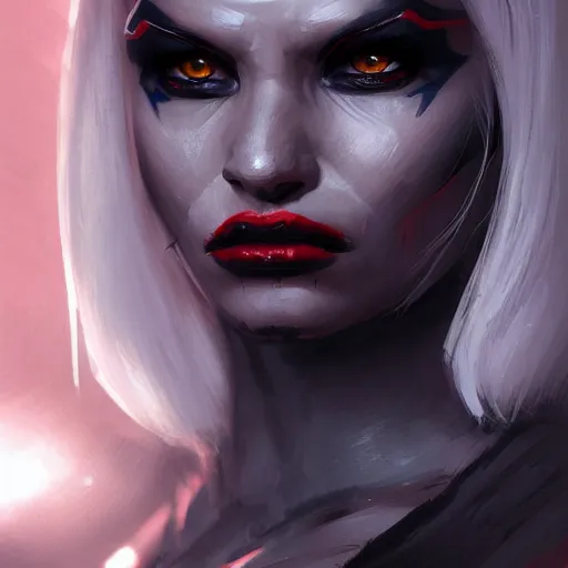 Image similar to portrait of a Darth Talon by Greg Rutkowski, she is about 20 years old, wearing black sith uniform, Star Wars Expanded Universe, highly detailed portrait, digital painting, artstation, concept art, smooth, sharp foccus ilustration, Artstation HQ