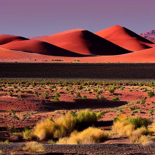 Image similar to red desert valley