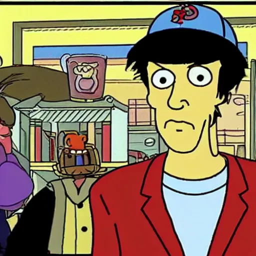 Image similar to holden caulfield guest stars on the simpsons