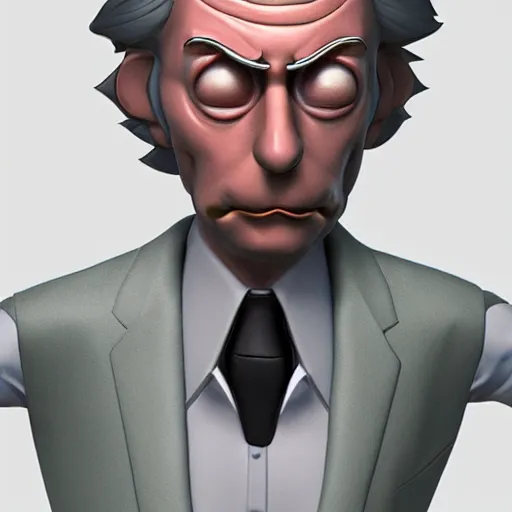 Prompt: realistic rick from rick and morty