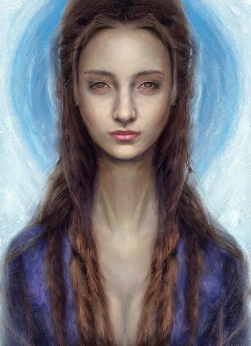 Image similar to Masterpiece. Female face portrait. reddit.com/r/fantasy_art/top