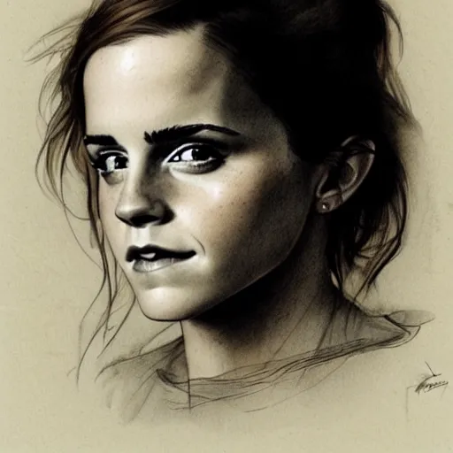 Image similar to emma watson, by jean - baptiste monge