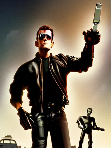 Image similar to terminator 2 starring shrek poster hd