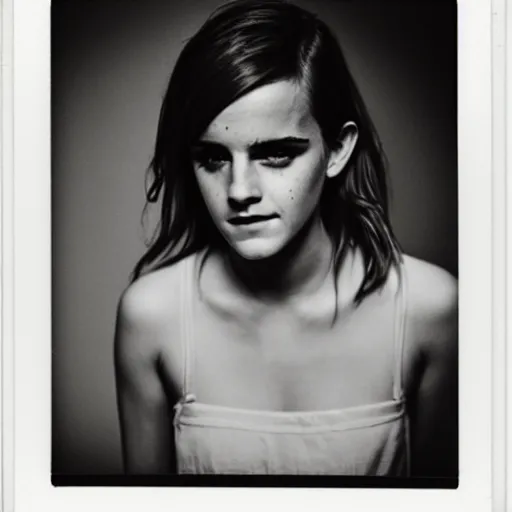 Image similar to Polaroid of Emma Watson by Emmanuel Lubezki