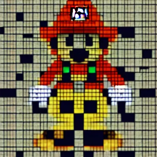 Image similar to Mario by mc escher