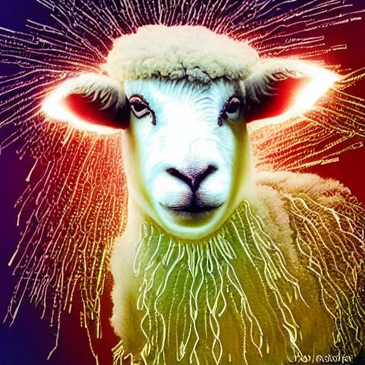 Image similar to electric sheep