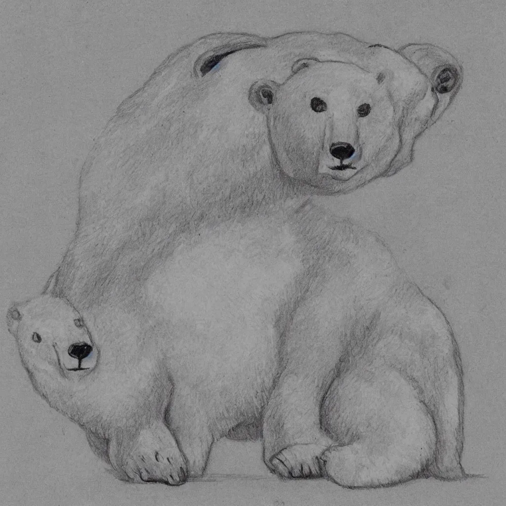 Daily Animal Sketch – Polar Bear Warm ups – Last of the Polar Bears