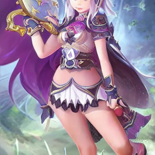 Prompt: lulu from league of legends in granblue fantasy