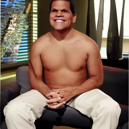 Image similar to Reggie Fils-Aimé my body is ready