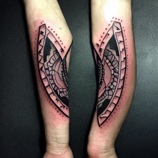 Image similar to tattoo design, stencil, award winning art, tattoo sleeve