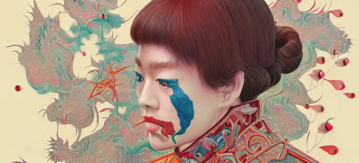Image similar to chinese :: by Martine Johanna and Simon Stålenhag and Chie Yoshii and Casey Weldon and wlop :: ornate, dynamic, particulate, rich colors, intricate, elegant, highly detailed, centered, artstation, smooth, sharp focus, octane render, 3d