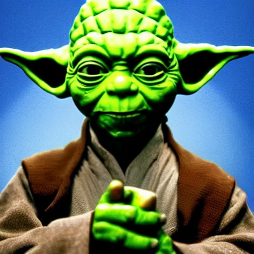 Image similar to portrait of yoda but he is an american rap singer from the 2 0 0 0's