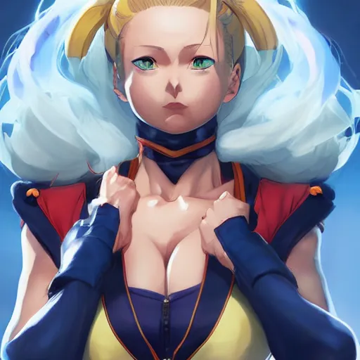 Vega from Street Fighter 2 by pixiv, by Ilya, Stable Diffusion